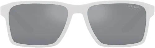 Vista 2 de Prada Linea Rossa Prada LINEA ROSSA SPS 05YS Goma BlancoPlata 5817145 Gafas de sol para hombre, Mate blanco