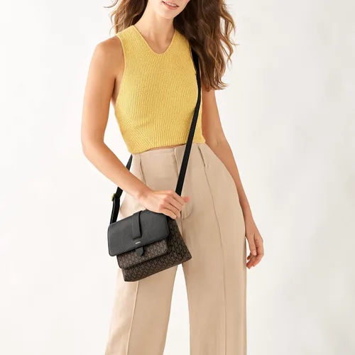 Vista 5 de Fossil - Bolsa de mano cruzada y pequeña Kinley para mujer