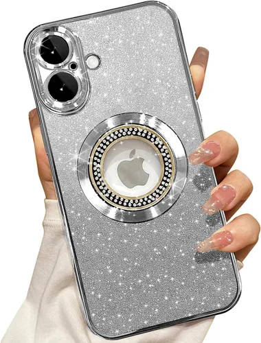 Vista 16 de Misscase Funda magnética con purpurina para iPhone 11 compatible con MagSafe, protección completa, delgada, a prueba de golpes, antiarañazos