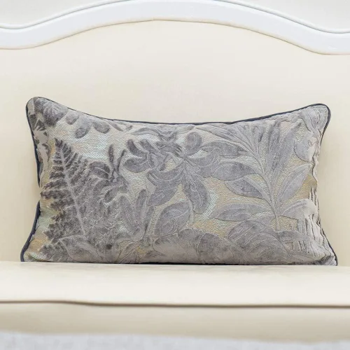 Vista 26 de Funda para almohada o cojín Alerfa de 18 x 18 pulgadas con estampado floral, terciopelo, moderna, apoyo lumbar, decorativa, para sofá, para Beige