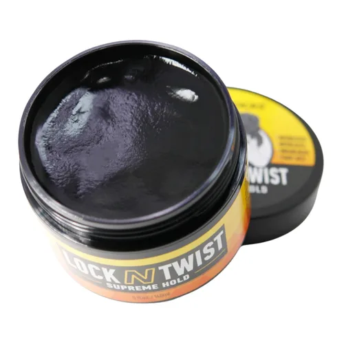 Vista 4 de AllDay Locks Lock N Twist (5 onzas) Sujeción suprema, sin encrespamiento ni descamación Gel fijador hidratante y nutritivo Con infusión de uva