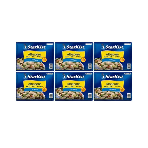 Vista 17 de StarKist Albacore - Bolsa de agua de atún blanco de 6.4 onzas (paquete de 12) 19g Protein Per Serving, Gluten Free, Soy Free, Ready to Eat, No
