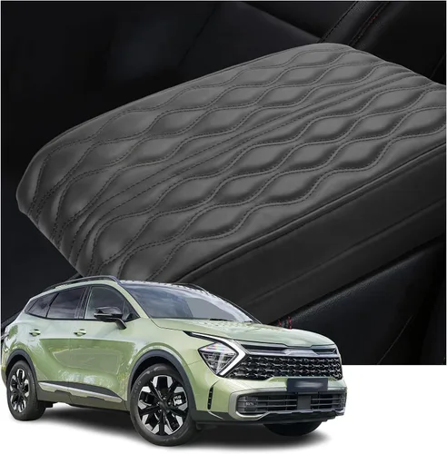 Vista 21 de YEE PIN Funda para reposabrazos central de automóvil, funda para tapa de consola Rogue X-Trail 2014-2019, caja de reposabrazos de consola central