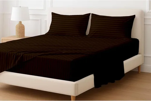 Vista 77 de Sábanas extra profundas, sábanas de algodón, 100% algodón, sábana bajera de bolsillo extra profundo de 22 pulgadas con elástico en todo el contorno
