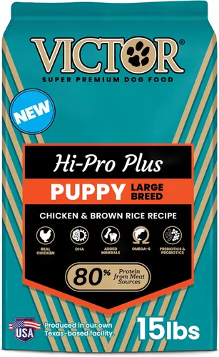 Vista 17 de VICTOR Classic - Hi-Pro para raza pequeña adulta, 5 libras Real Beef 1st Ingredient, Small Breed Bite-Sized Kibble, Immune & Digestive Support