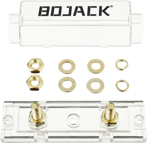 Vista 7 de BOJACK Soporte de fusibles ANL de calibre 0/2/4 y fusibles ANL de 20 amperios para bloque de fusibles AWG de calibre 0, 2, 4, 8, portafusibles