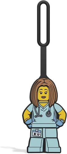 Vista 3 de LEGO - Llavero de enfermera con luz y bolsa de silicona