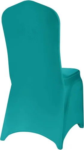 Vista 65 de Funda de elastano para silla, 12 unidades, fundas para silla, fundas para sillas de sala de estar, funda extraíble lavable y elástica para silla