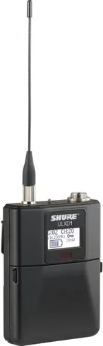 Vista 12 de Shure ULXD1 Transmisor de bolsillo - para uso con sistemas de micrófono inalámbrico digital ULX-D, receptor se vende por separado Banda V50