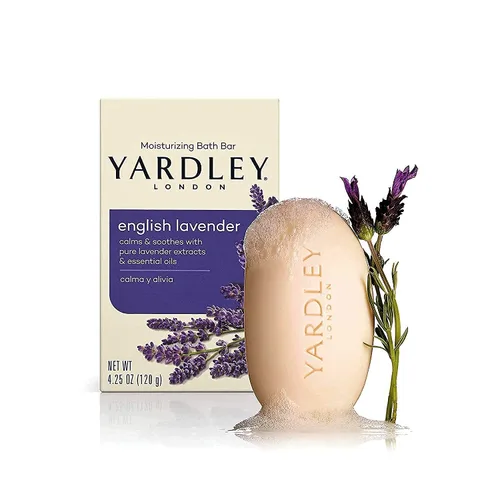 Vista 2 de Yardley London English Lavender 4 Bar 4.25 oz (el embalaje puede variar)