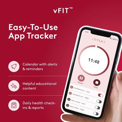 Vista 5 de Joylux - Dispositivo vFit, juego de gel fotónico y toallitas, dispositivo de salud femenina para mujeres, promueve la hidratación natural