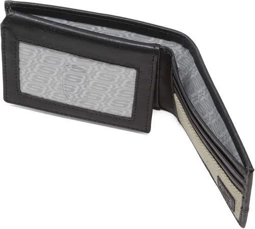 Vista 3 de Skechers Cartera de cuero RFID con bolsillo abatible para hombre
