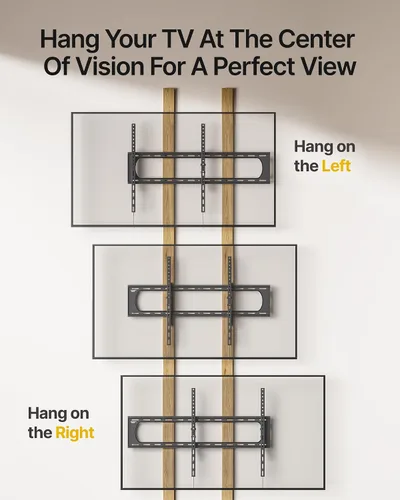 Vista 9 de monTEK Soporte de pared para TV con inclinación de alta resistencia para televisores grandes de 60–120” hasta 136 kg, probado 4 veces por seguridad