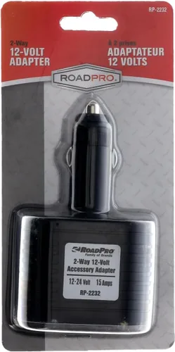 Vista 4 de Roadpro RP-2232 Adaptador de encendedor de cigarrillos de 12 voltios y 2 salidas