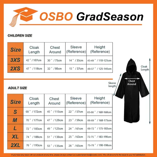 Vista 7 de OSBO GradSeason Bata con capucha para niños y adultos, túnica de caballero Jedi, capa de Star Wars para Halloween, disfraz genial para cosplay