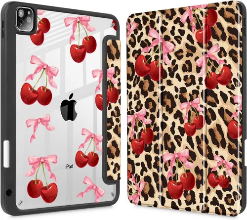 Vista 35 de May Chen Funda para iPad Pro de 11 pulgadas M2 de 4ª generación 2022, iPad Pro 11 de 3ª/2ª/1ª generación, Funda con cubierta trasera transparente a