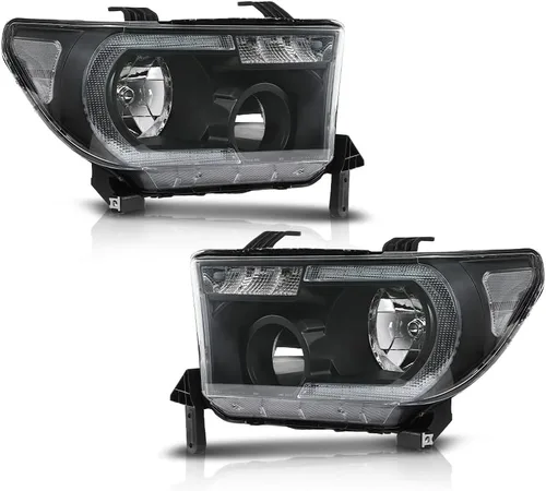 Vista 14 de CROSSDESIGN Conjunto de faros LED, carcasa negra con lente transparente
