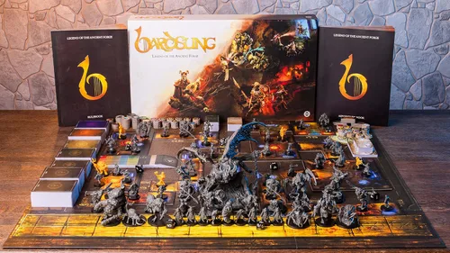 Vista 3 de Bardsung Legend of The Ancient Forge 1-5 jugadores 45-60 minutos de juego Juegos para la noche de juegos familiar A partir de 14 años Versión