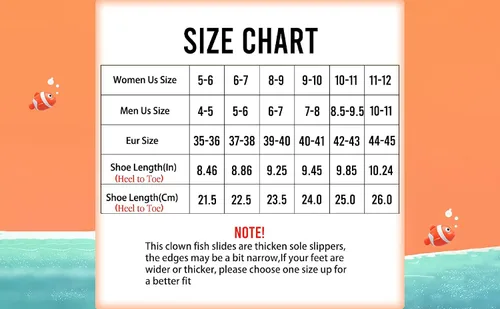 Vista 6 de Jerzmy Cute Clown Fish Cloud Slides for Boy Girl Kids Toddler, Soft Novelty Funny Animals House Slippers Non-Slip Beach Shoes for Indoor Outdoor