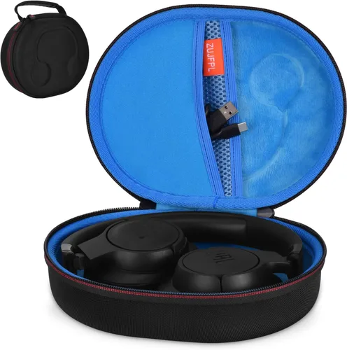 Vista 12 de Funda rígida EVA para JBL Live 770NC/670NC/660NC/650BT/460NC/400BT/500BT y JBL Tune 770NC/710BT/720BT/700BT/750BT/520BT/510BT/760NC/660NC/500/E4