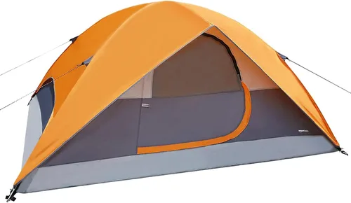 Vista 8 de Amazon Basics Tienda de Campaña, Diseño de Domo para 3 Estaciones con Sobretecho