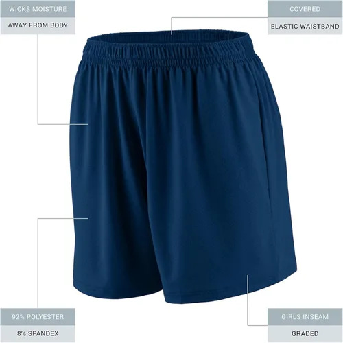 Vista 4 de Augusta Sportswear Pantalón corto Augusta Inferno para niña
