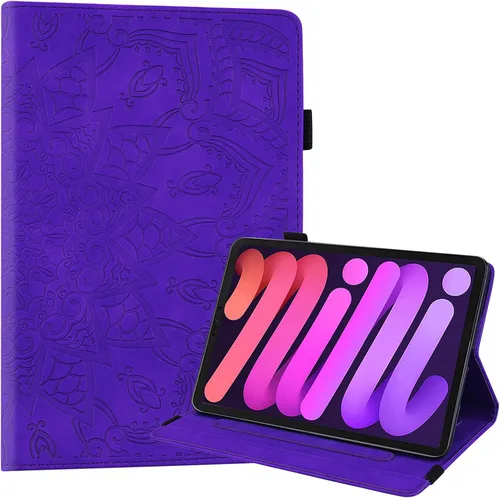 Vista 22 de Dteck Funda delgada para Apple iPad mini de 8.3 pulgadas (A17 Pro), Mini (6ª generación) de 8.3 pulgadas con función de encendido automático