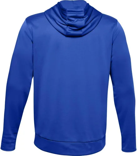 Vista 6 de Under Armour - Sudadera de polar con capucha para hombre con logotipo grande