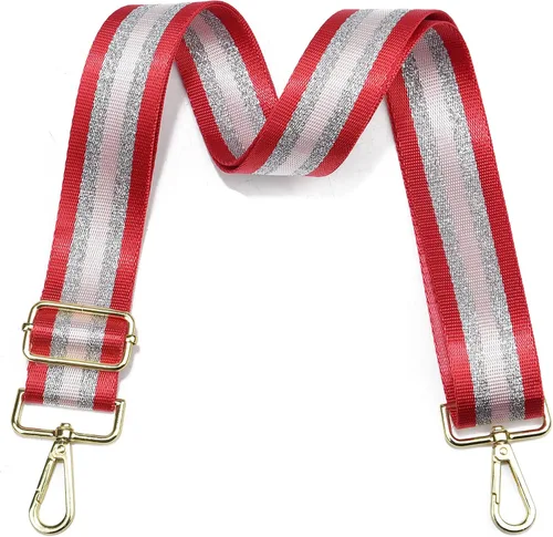 Vista 72 de LVYOUME Correa para bolso, accesorios plateados, correas anchas para bolsa, correa de hombro ajustable para bolsos