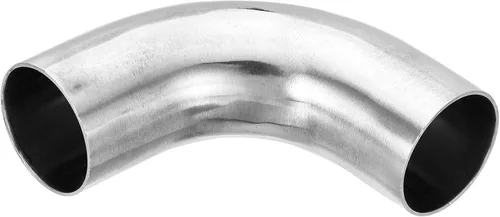 Vista 19 de PATIKIL Codo de 90 grados con curvatura de mandril, codo de escape de 1 pulgada OD de acero, conector de tubería de escape 304 de acero inoxidable
