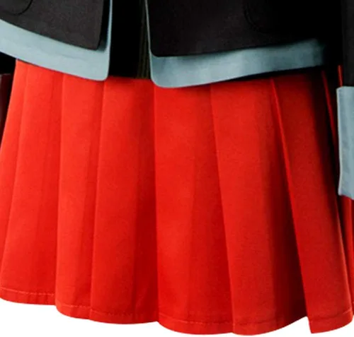 Vista 7 de Yumeno Himiko Cosplay JK Uniforme escolar, falda plisada para Halloween, mujer, cosplay