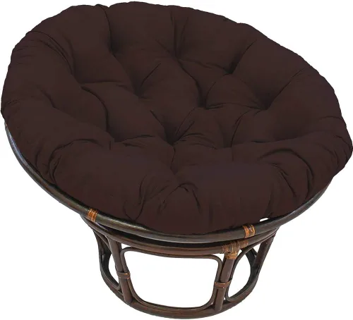 Vista 19 de Cojín colgante para silla de hamaca, cojín de tumbona para interiores y exteriores, cojín redondo grueso para silla de huevo, cojín de asiento