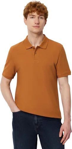 Vista 36 de Amazon Essentials Camiseta polo para hombre de manga corta y ajuste ajustado de algodón piqué Naranja Albaricoque