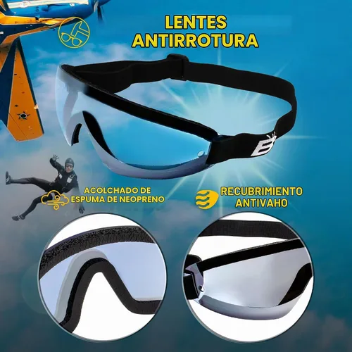 Vista 7 de Birdz Eyewear Serie Wing - Gafas de protección azul Lens