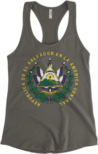 Vista 8 de Camiseta sin mangas con espalda cruzada de El Salvador para mujer
