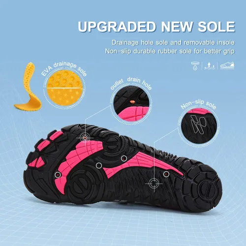 Vista 3 de Zapatos de agua para mujeres hombres zapatos de playa para mujeres zapatos de natación zapatos de piscina zapatos de río zapatos de secado rápido
