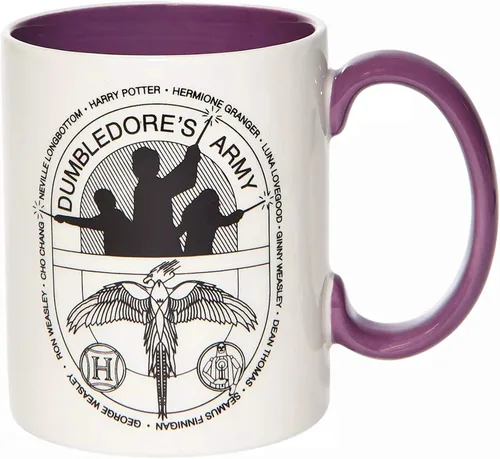 Vista 2 de Enesco The Wizarding World of Harry Potter Dumbledore's Army - Taza de café, 14 onzas, color blanco