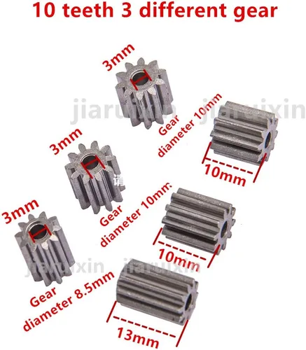 Vista 3 de weelye 2 piezas 12V550 RPM 40000 con alto par de torsión 12 voltios DC motor, piezas SUV, motor eléctrico eléctrico, adecuado para coches RC niños