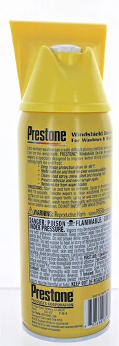 Vista 3 de Prestone AS242 - Descongelador para parabrisas, 11 onzas, aerosol, paquete de 2
