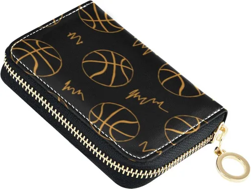 Vista 17 de Tarjetero de Tarjetas de Crédito RFID de Cuero con Cremallera Cartera para Mujeres y Niñas, Color #01, Talla única, Classic