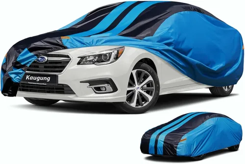 Vista 51 de Kaugung Funda impermeable para automóvil BMW Serie 3 (1999-2025), cubierta exterior completa para automóviles, ligera, resistente al sol, UV