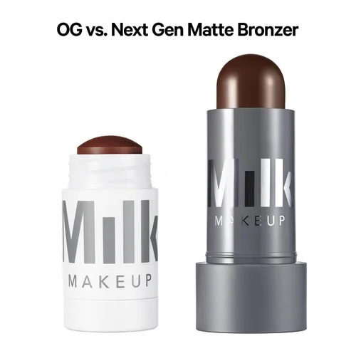 Vista 10 de Milk Makeup Crema mate bronceador multiusos en barra – Construible + mezclable Horneado - Bronce Medio