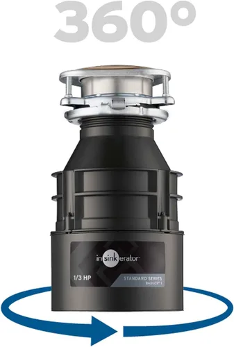Vista 9 de InSinkErator tejón, Badger 1, 120.00 volts