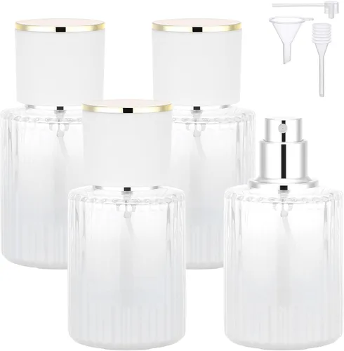 Vista 22 de Segbeauty Botellas de perfume de vidrio de 1 oz vacías, 2 piezas, botellas de perfume de viaje rellenables, botella de viaje de colonia de 1.0 fl