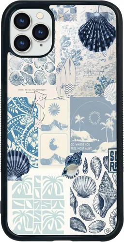 Vista 375 de Funda de teléfono Qizijio estilo azteca a prueba de golpes y protectora para iPhone 7/8/SE