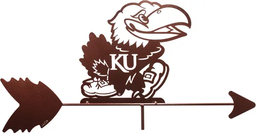 Vista 6 de SWEN Products Kansas Jayhawks Veleta (montaje ajustable incluido)