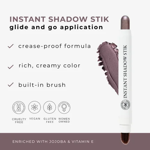 Vista 2 de Honeybee Gardens Sombra instantánea Stik, violeta ártico (brillo)