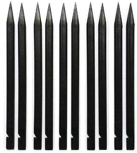 Vista 9 de Juego de herramientas negras universales para abrir y tipo lapicera para reparar teléfonos celulares iPhone, tablets iPad, PC laptop Macbook, 50