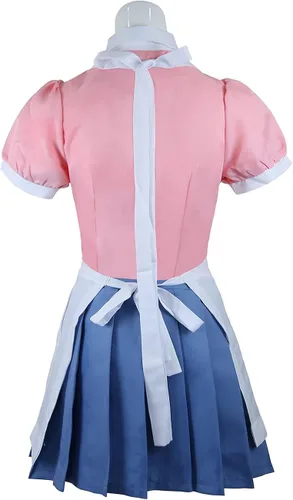 Vista 2 de Ainiel Disfraz de cosplay para enfermera sirvienta vestido rosa