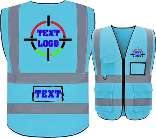 Vista 9 de Personalized High Reflective Safety Vest Custom Hi Vis Safety Vest Men Women Construction Workwear Security Vest